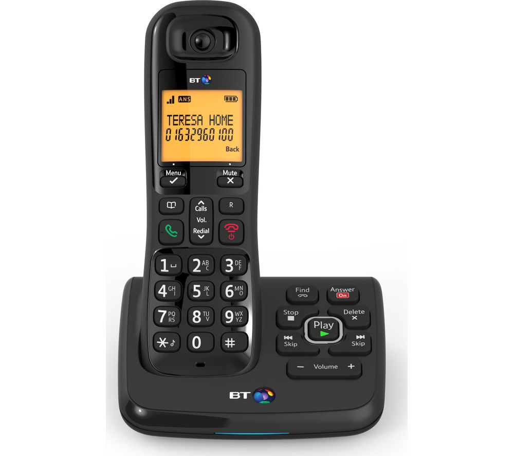 Buy Bt Xd56 Cordless Phone With Answering Machine Free Delivery Currys