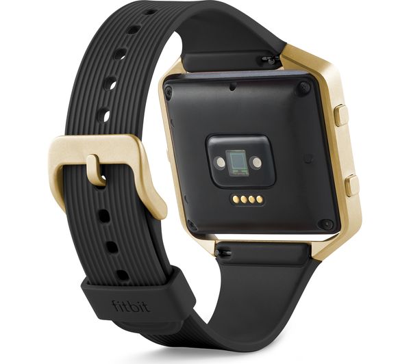 fitbit black and gold
