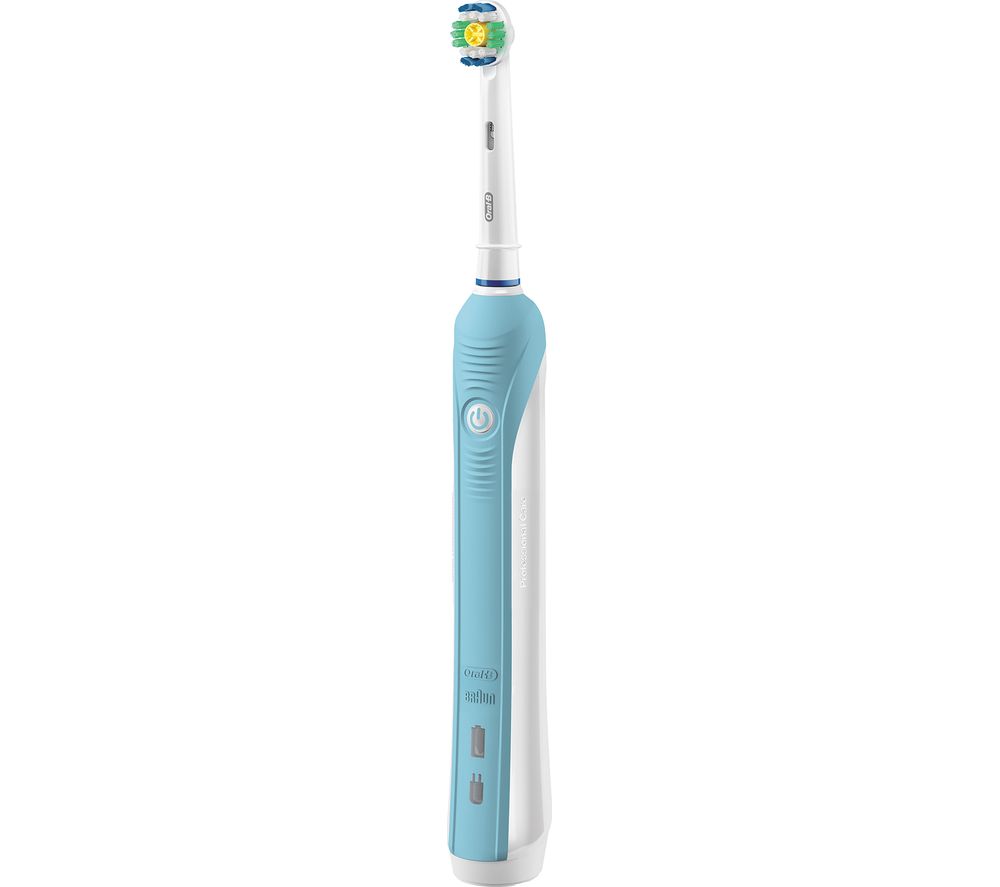 ORAL B Pro 600 White & Clean Electric Toothbrush, White