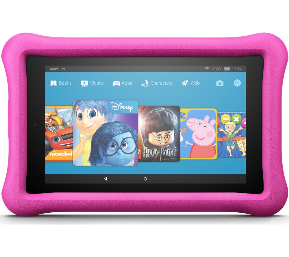 Buy AMAZON Fire 7 Kids Edition Tablet (2017) - 16 GB, Pink | Free ...