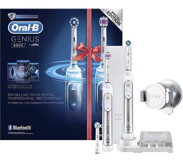 Buy ORAL B Genius 8900 Electric Toothbrush White Free Delivery Currys