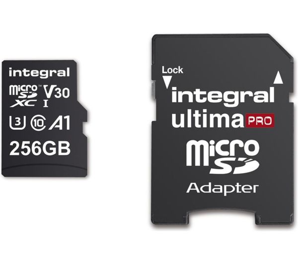 Image of INTEGRAL V30 Class 10 microSD Memory Card - 256 GB
