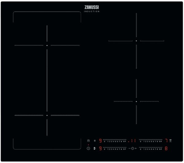 Zanussi Joinzone Zifn644k 59 Cm Electric Induction Hob Black