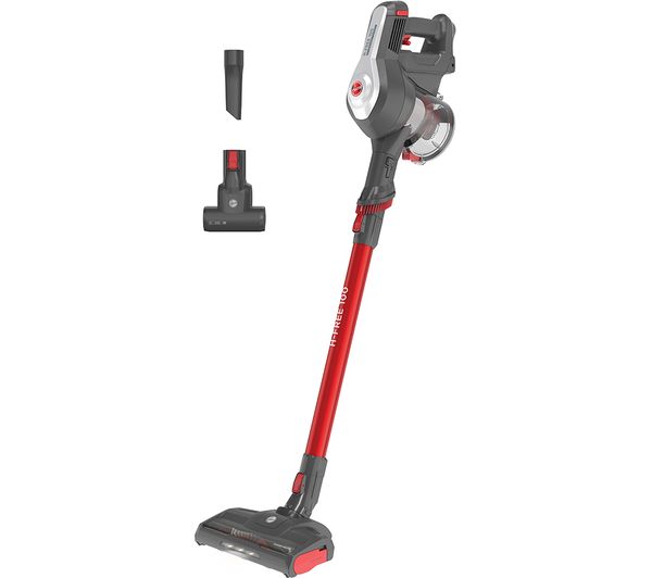 Image of HOOVER H-Free 100 Pets HF122RPT Cordless Vacuum Cleaner - Grey & Red