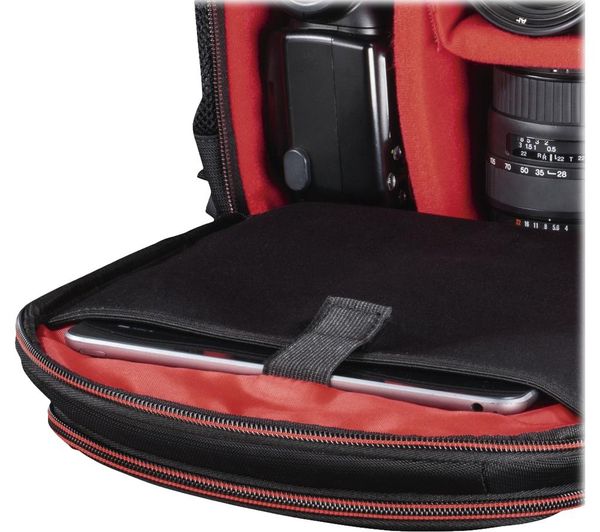 Buy HAMA Miami 150 DSLR Camera Backpack Black & Red Free Delivery