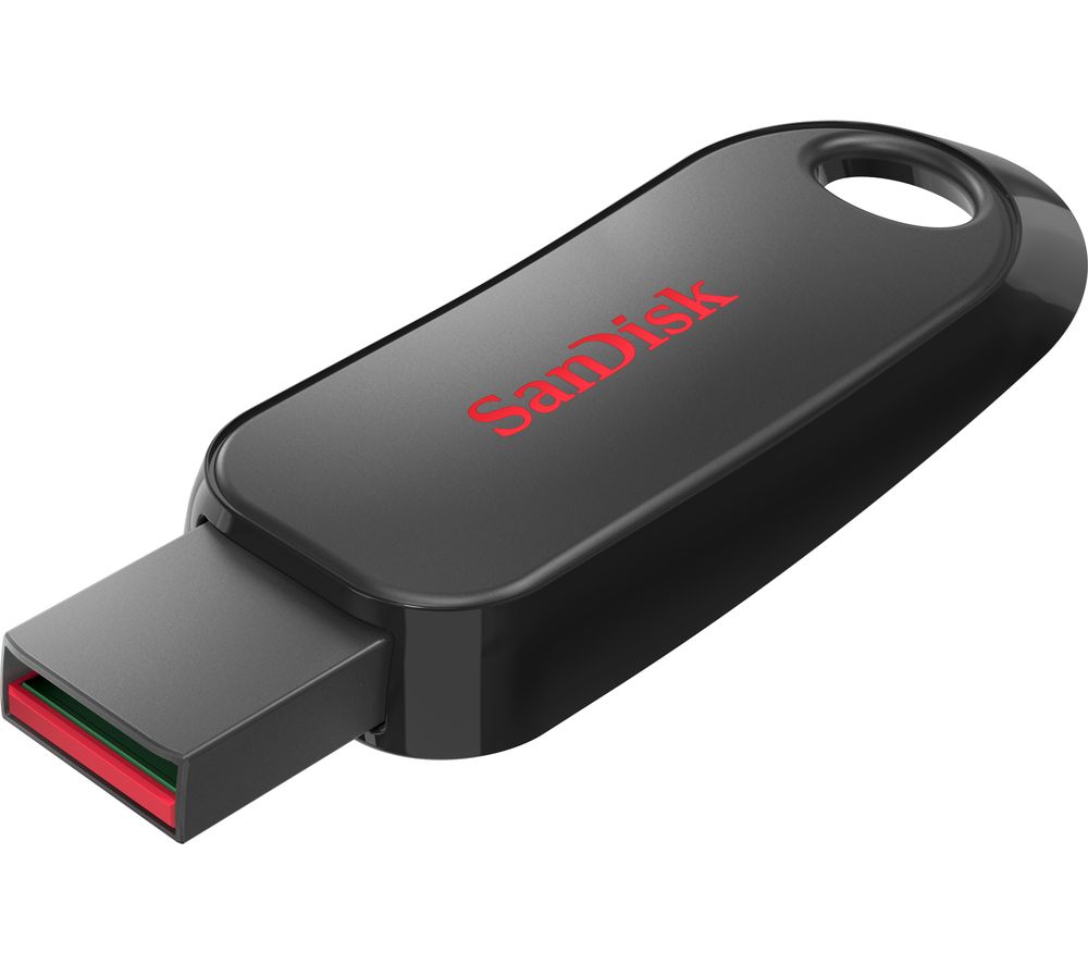 SANDISK Cruzer Snap USB 2.0 Memory Stick - 16 GB, Black & Red