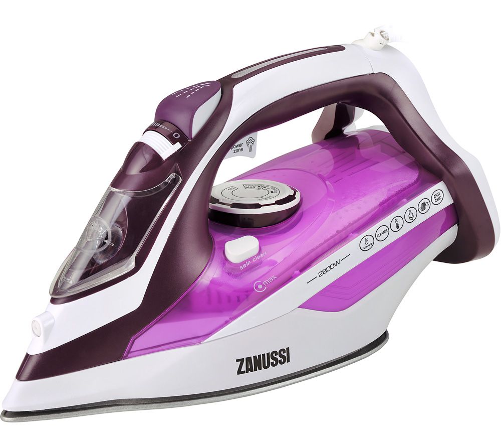 ZANUSSI ZSI-9270-PK Steam Iron - White & Purple