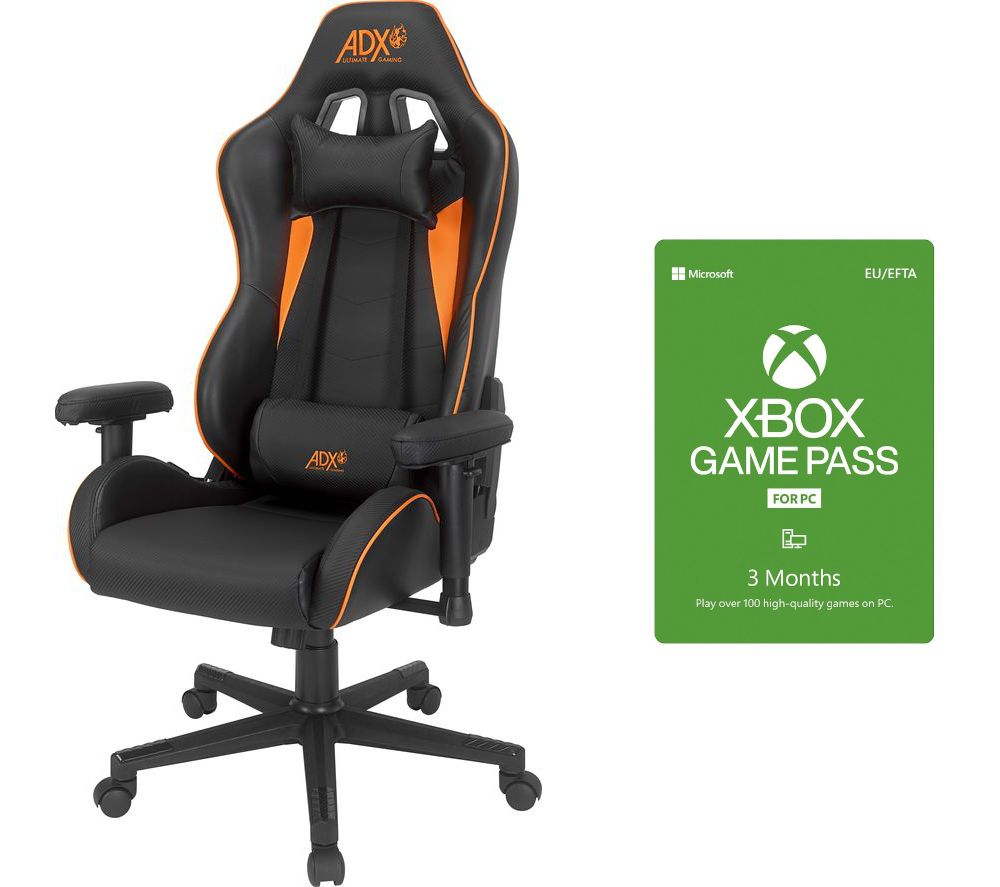 ADX Race19 Gaming Chair & 3 Month Xbox Game Pass for PC Bundle