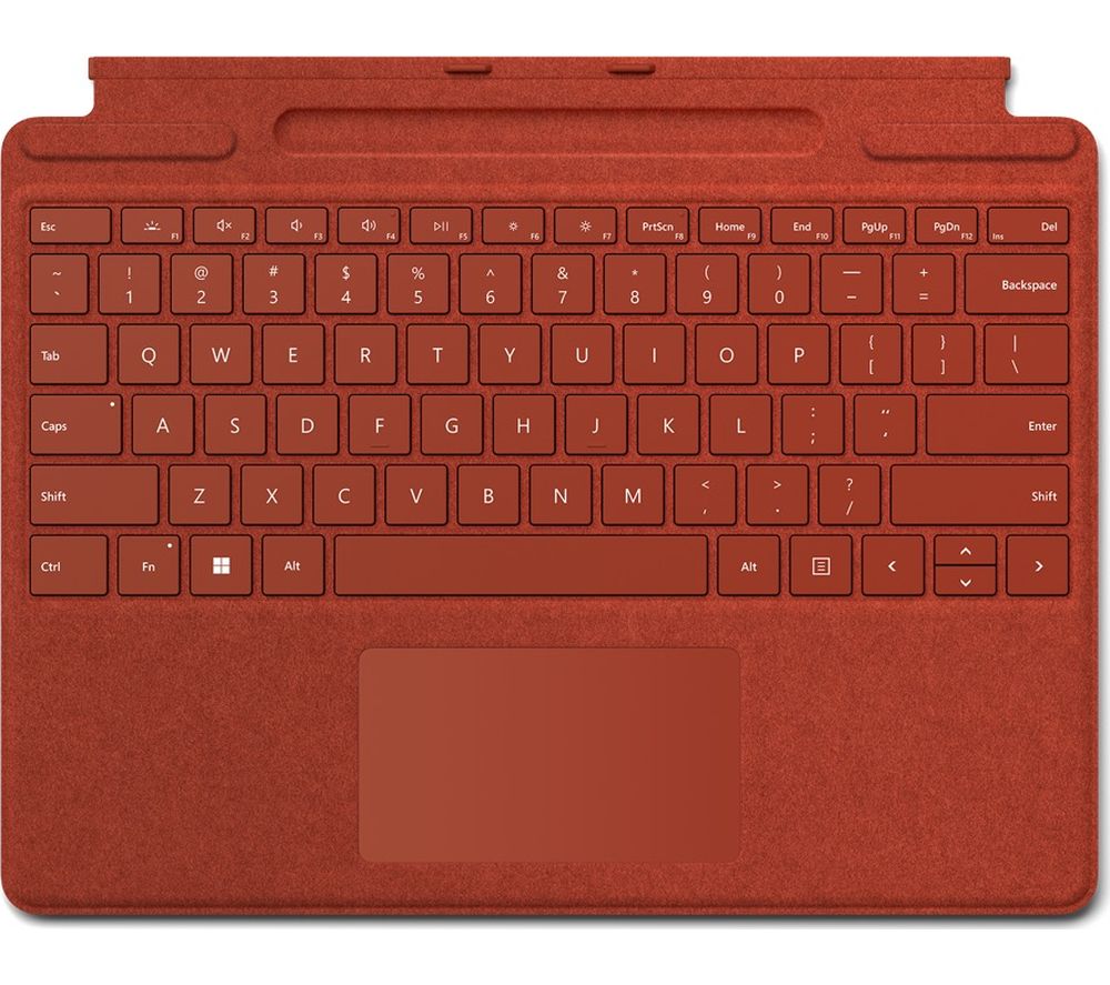 MICROSOFT Surface Pro Signature Type Cover - Alcantara Poppy Red