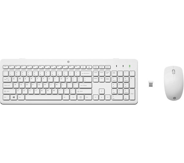 Hp 230 Wireless Keyboard Mouse Set White