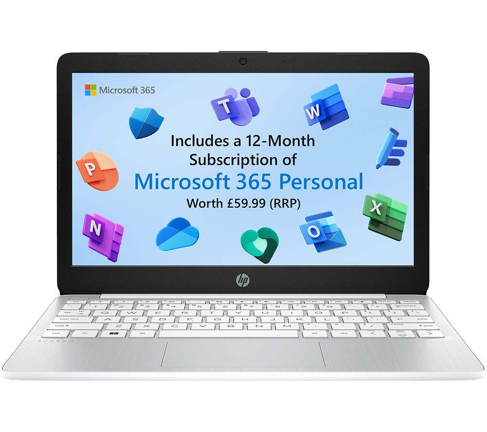 Stream 11-ak0515sa 11" Laptop - Intel® Celeron®, 64 GB eMMC, White