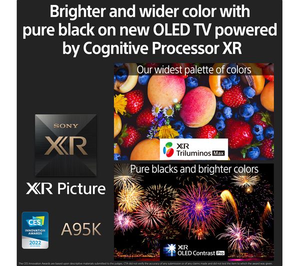 4548736137059 SONY BRAVIA XR55A95KU 55" Smart 4K Ultra HD HDR OLED