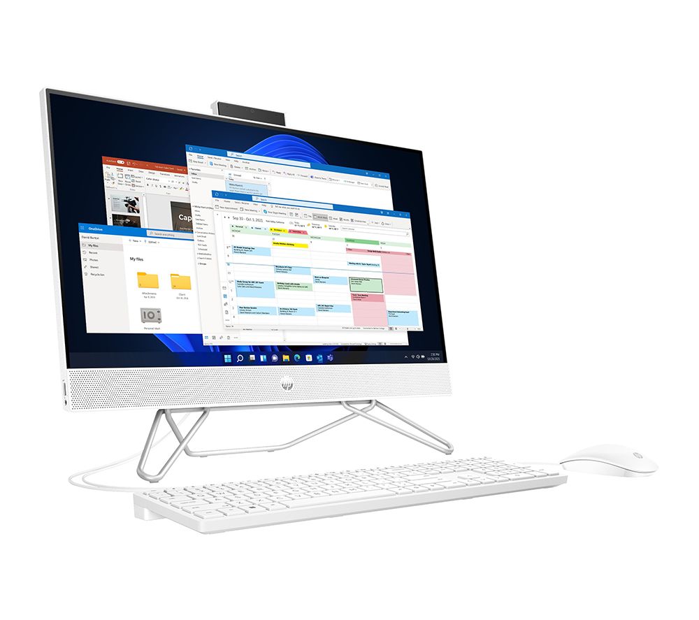 HP 24-cb1000na  23.8" All-in-One PC - Intel® Core™ i3, 256 GB SSD, White