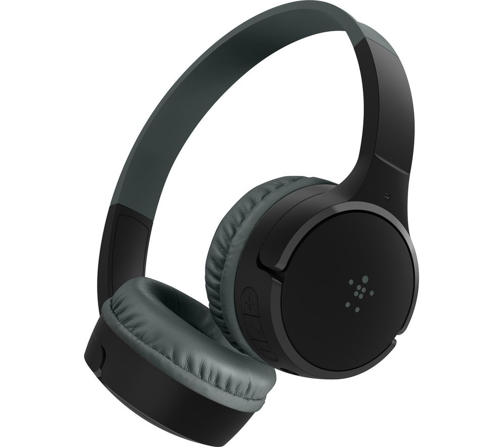 SoundForm Mini Wireless Bluetooth Kids Headphones - Black