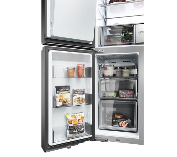 6901018080340 - HAIER HCR7918EIMP Fridge Freezer - Platinum Inox ...