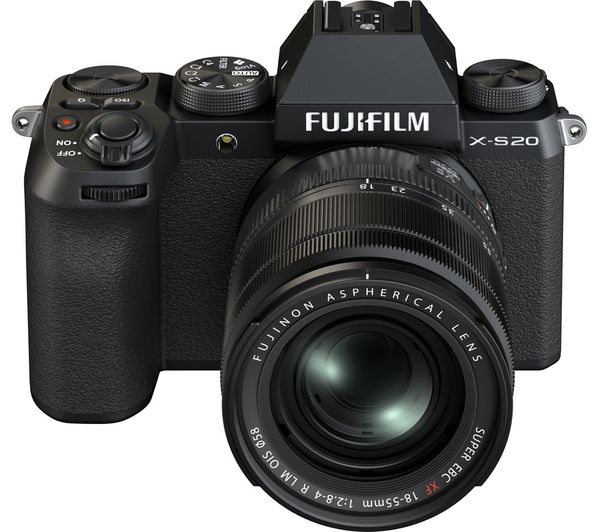 Image of FUJIFILM X-S20 Mirrorless Camera with FUJINON XF 18-55 mm f/2.8-4 R LM OIS Lens
