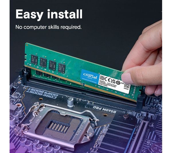 CRUCIAL DDR4 3200 MHz PC RAM - 16 GB - 000000000005808543 - Currys