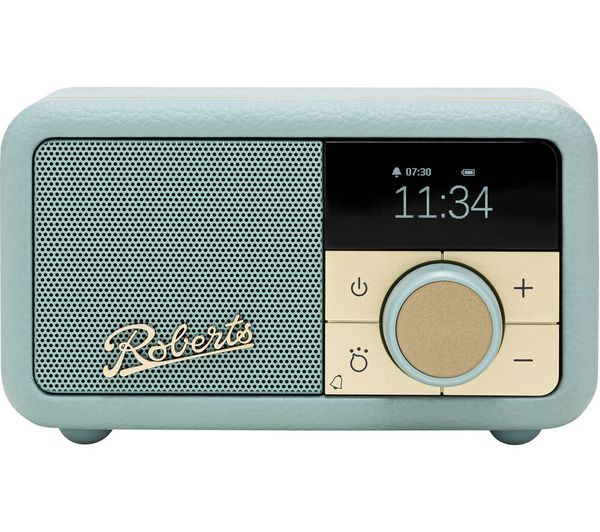 Roberts Revival Petite 2 Dab Fm Retro Bluetooth Radio Duck Egg