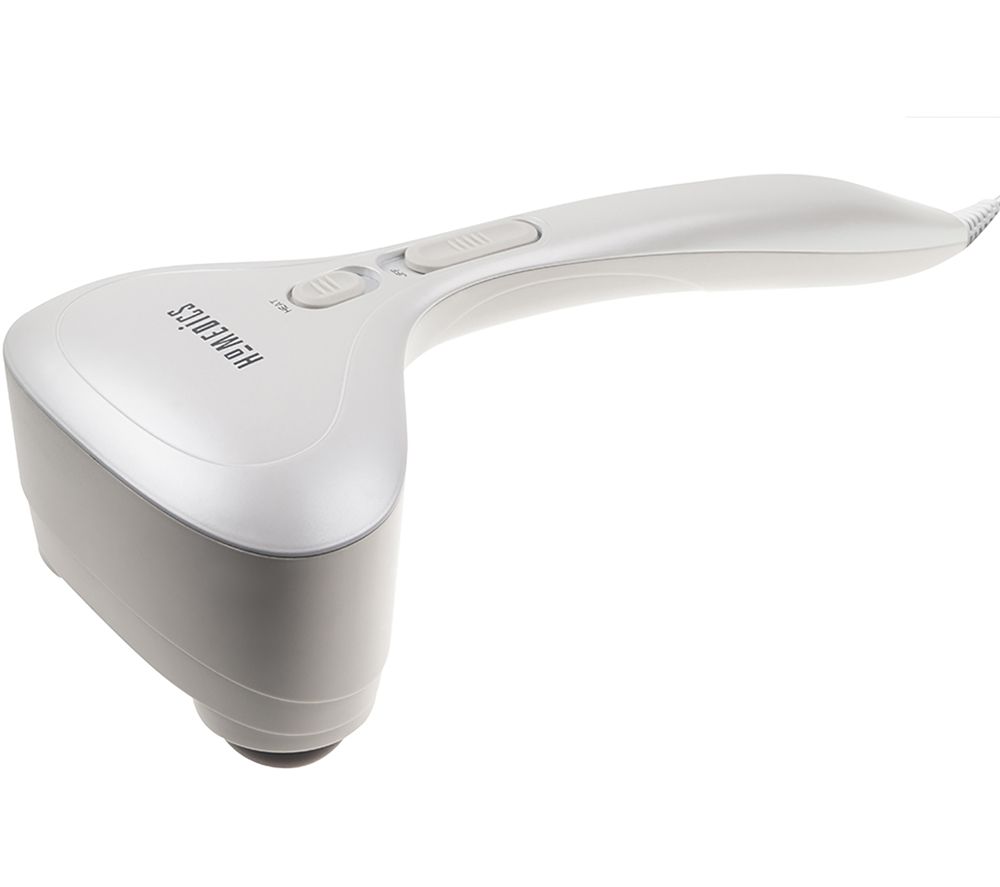 Compact Percussion Handheld Body Massager - White