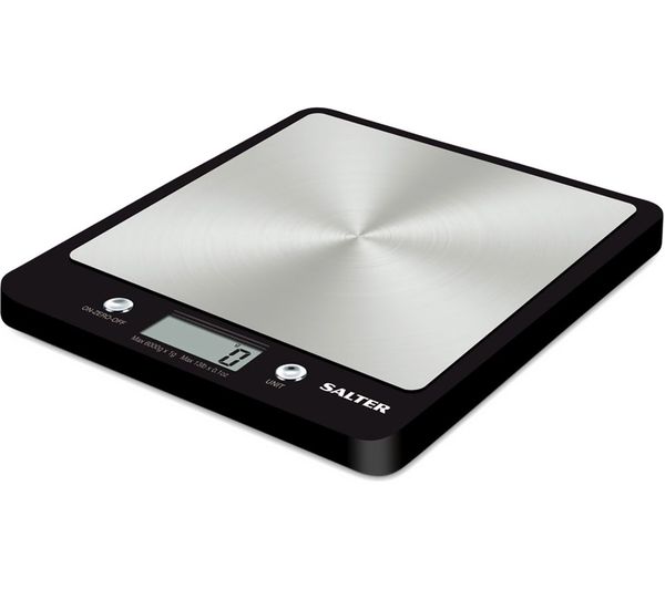 Salter Evo 1241a Bkdrceu16 Digital Kitchen Scales Black