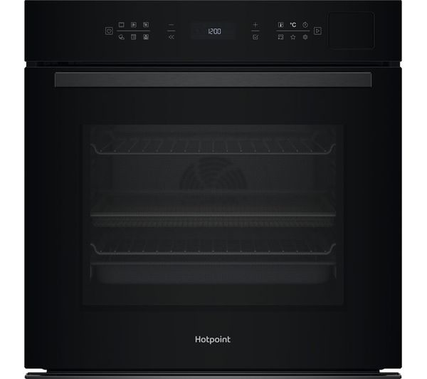 Hotpoint Class 6 Activemultiflow Hoi6a8pt1sbuk Electric Pyrolytic Steam Oven Black