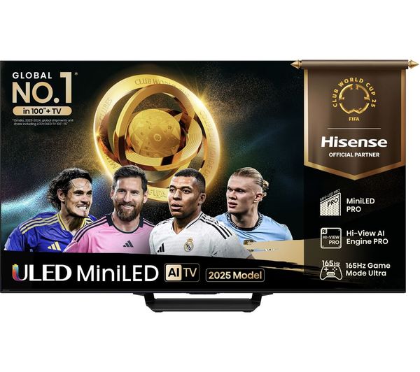 Hisense U7q Pro 55 Mini Led 4k 165hz Smart Ai Tv With Freely 55u7qtuk Pro