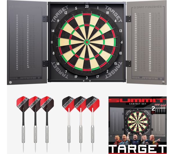 An image of TARGET Summit Dartboard & Cabinet Set