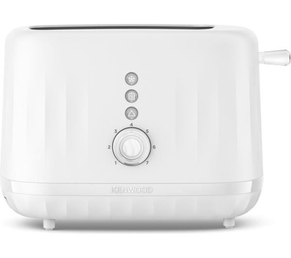 Kenwood Ripple Tcp06000wh 2 Slice Toaster Pure White Matte
