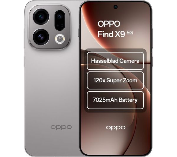 An image of OPPO Find X9 - 512 GB, Titanium Grey