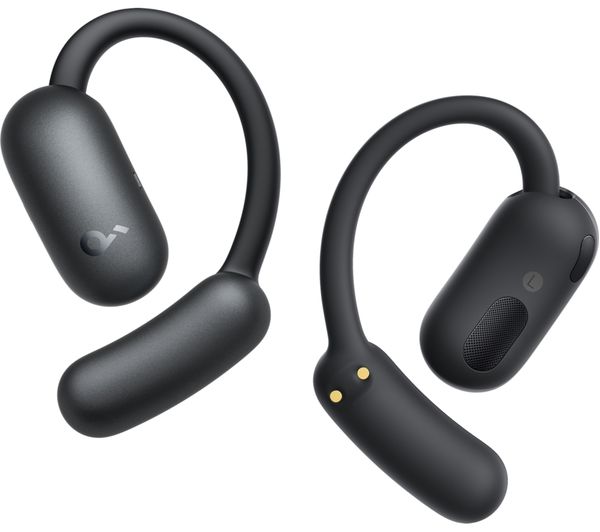 An image of SOUNDCORE AeroFit 2 AI Open-Ear Wireless Bluetooth Earbuds - Black