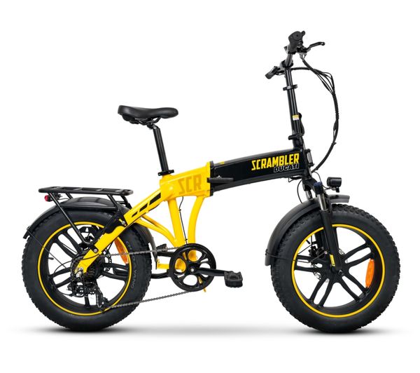 An image of SCRAMBLER Ducati Electric Bike - Yellow