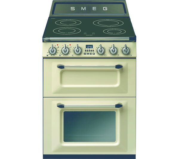 An image of SMEG TR62IP2 60 cm Victoria Electric Induction Cooker - Cream