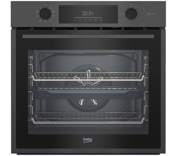 An image of BEKO AeroPerfect BBIE12501WAP Electric Pyrolytic Single Smart Oven - Anthracite