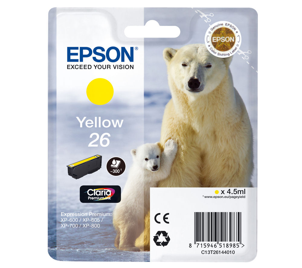 EPSON Polar Bear T2614 Yellow Ink Cartridge review