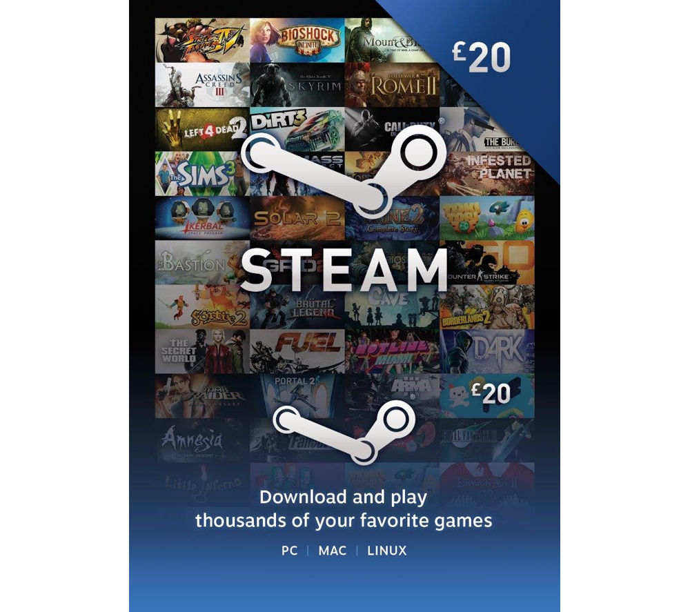 STEAM  Steam Wallet Card - Σ20