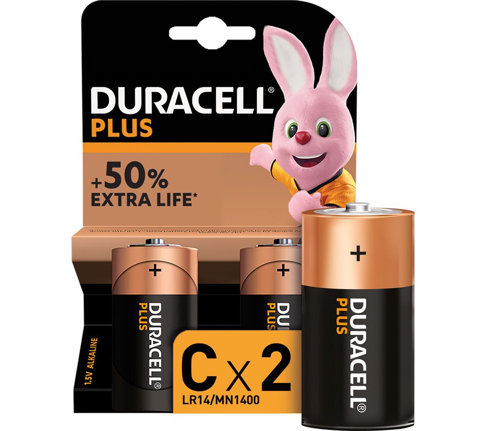 DURACELL LR14/MN1400 C Plus Batteries s | PC World