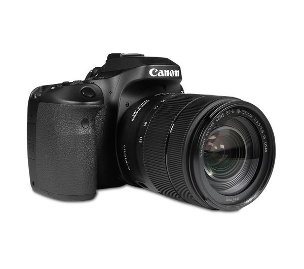 CANON EOS 80D DSLR Camera with EFS 18135 mm f/3.55.6 IS USM Lens
