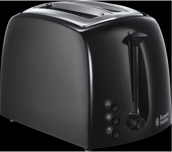 Buy RUSSELL HOBBS Textures 21641 2Slice Toaster Black Free