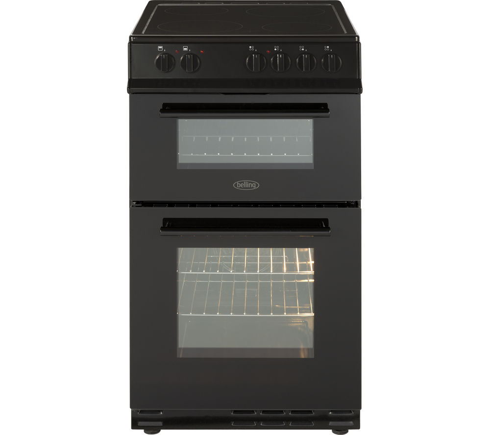 BELLING FS50EDOC 50 cm Electric Ceramic Cooker – Black, Black