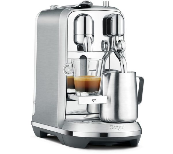 Nespresso By Sage Creatista Plus Bne800bss Coffee Machine Stainless Steel