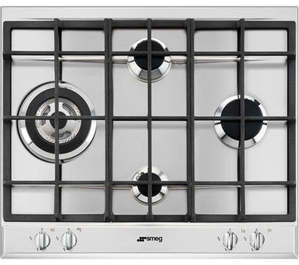 SMEG P261XGH Gas Hob - Stainless Steel, Stainless Steel