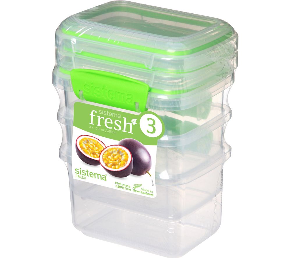 SISTEMA Fresh Rectangular 0.4 litre Containers review