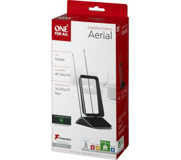 Buy ONE FOR ALL SV9465 Full HD Amplified Indoor TV Aerial Free