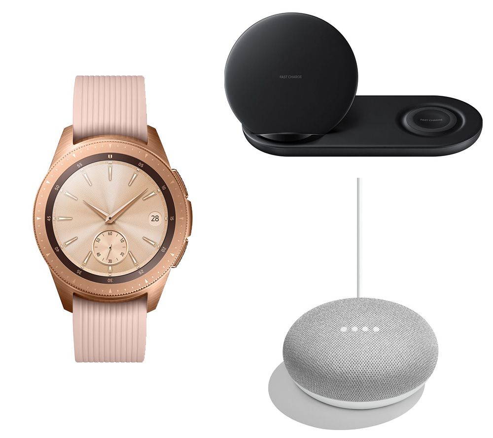 SAMSUNG Galaxy Watch with Home Mini & Duo Qi Wireless Charging Pad Bundle review