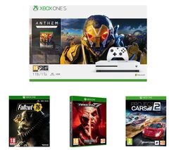 MICROSOFT Xbox One S, Anthem, Project Cars 2, Tekken 7 & Fallout 76 Bundle