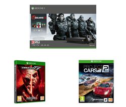 MICROSOFT Xbox One X with Gears 5, Tekken 7 & Project Cars 2 Bundle