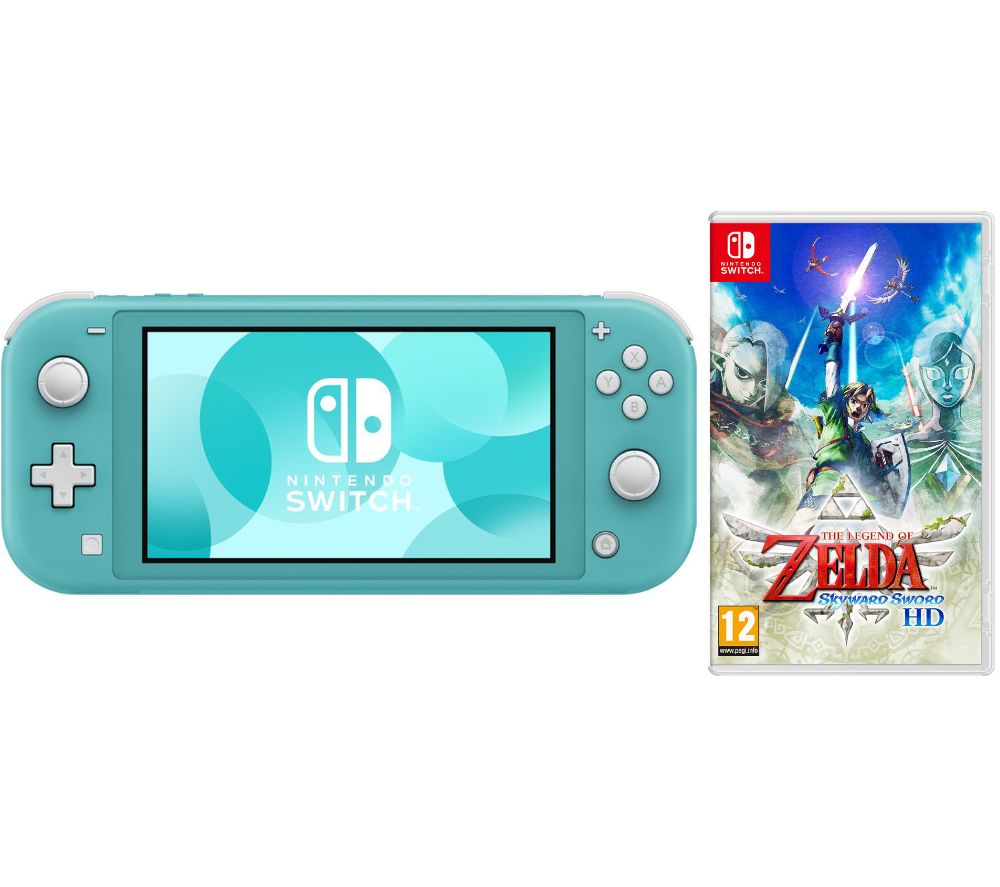 NINTENDO Switch Lite Turquoise & The Legend of Zelda: Skyward Sword HD Bundle