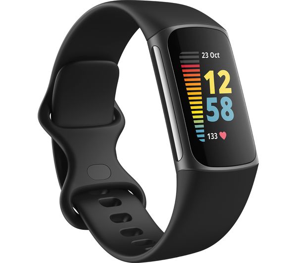 FITBIT Charge 5 Fitness Tracker - Black, Universal