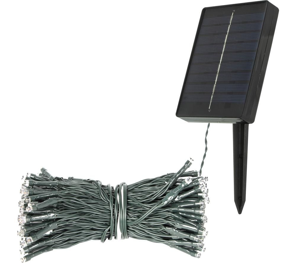 25749 Outdoor Solar LED String Lights - Multicolour, 2-Pack