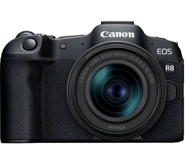 Image of CANON EOS R8 Mirrorless Camera with RF 24-50mm f/4.5-6.3 IS STM Lens